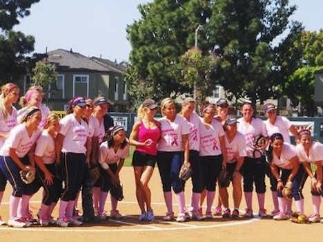 "Playing Ball For A Cure" T-Shirt Photo