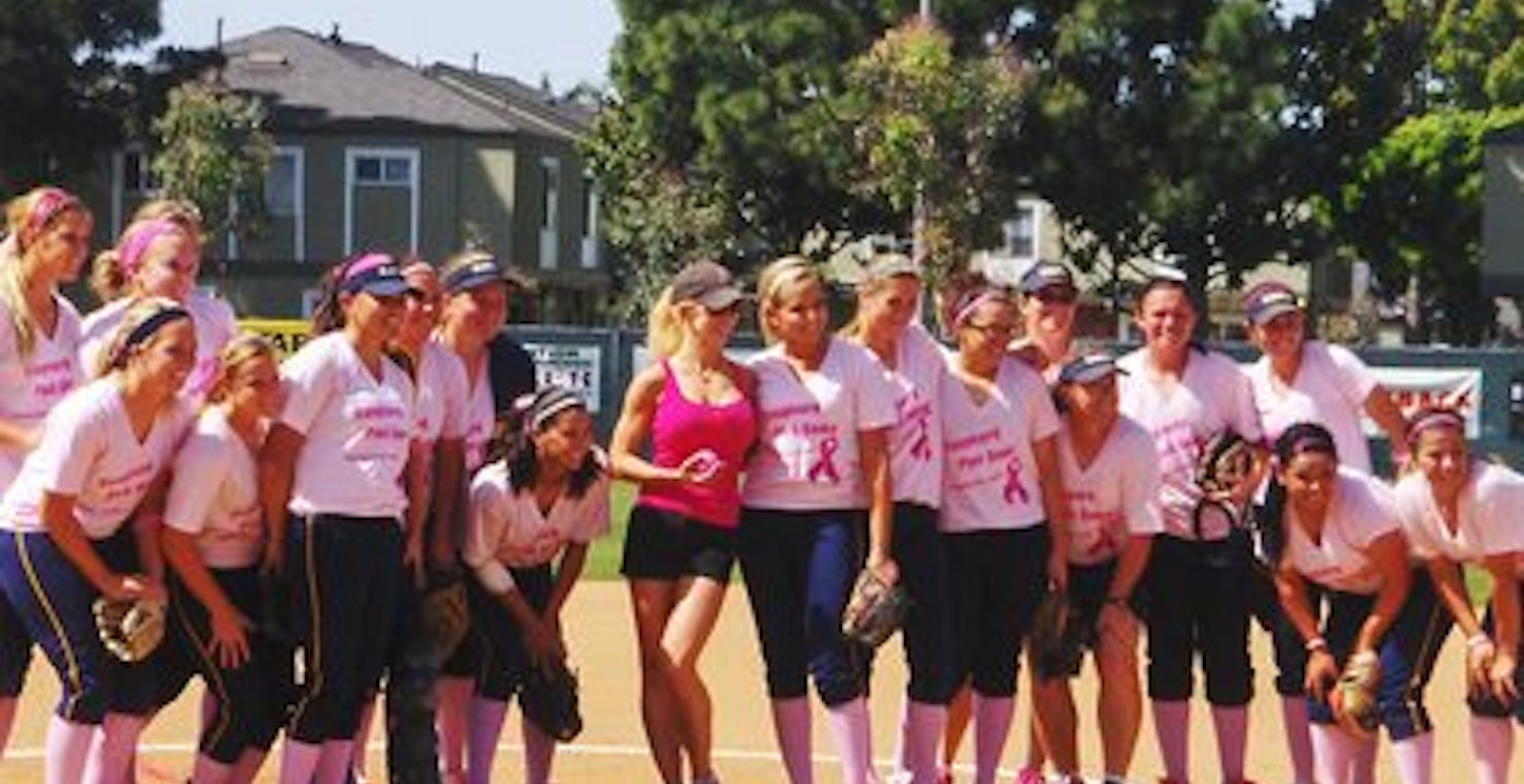 "Playing Ball For A Cure" T-Shirt Photo