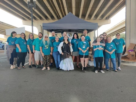Jacksonville Pagan Pride Volunteers T-Shirt Photo
