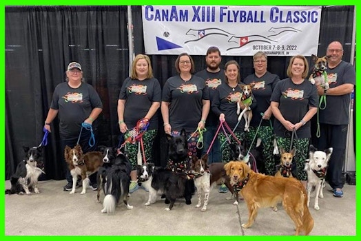 Can Am 2022 Alamo Racing Canines Flyball Team T-Shirt Photo