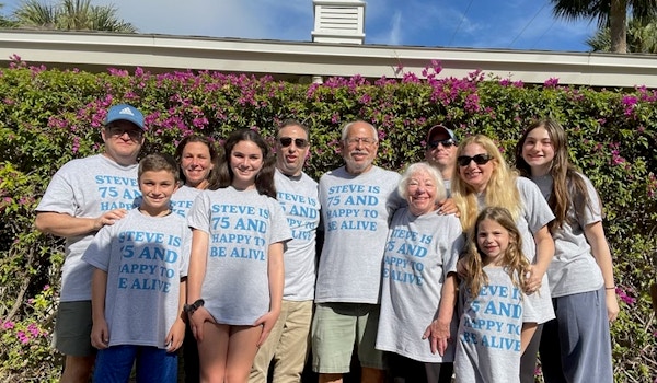 Picture of Steve Is 75 Custom T-Shirt Design Steve Is 75 T-Shirt Photo