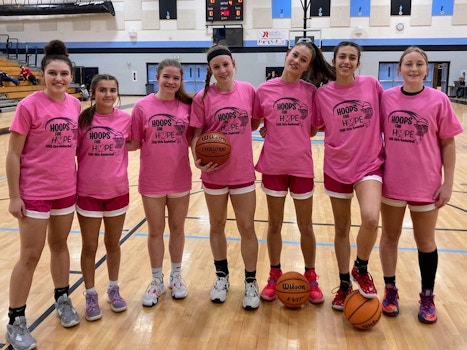 Custom Inked And Pinked Out On The Court!! T-Shirt Photo