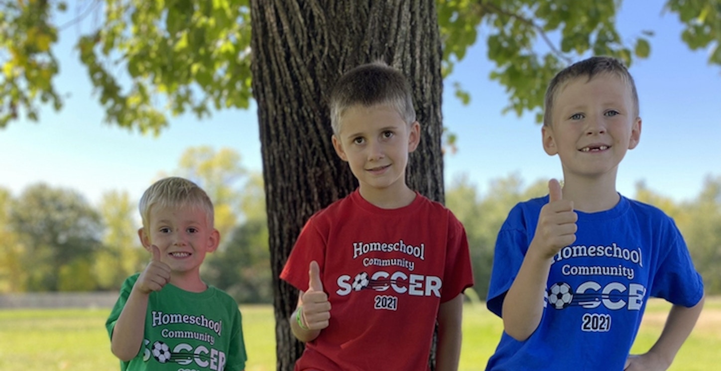 Homeschool Community Soccer T-Shirt Photo