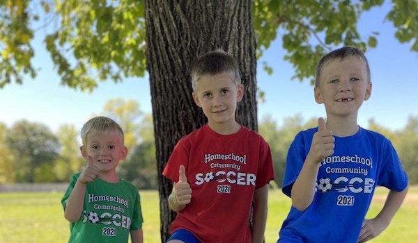 Homeschool Community Soccer T-Shirt Photo