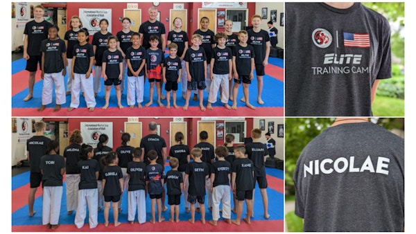 2023 Ima Utah Elite Karate Camp T-Shirt Photo
