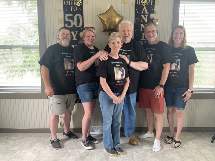 Remembering 50 Years For Dave And Karen T-Shirt Photo