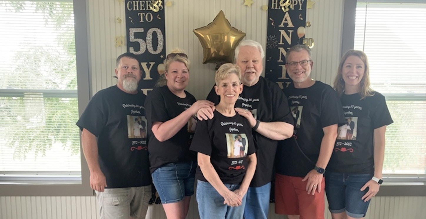 Remembering 50 Years For Dave And Karen T-Shirt Photo