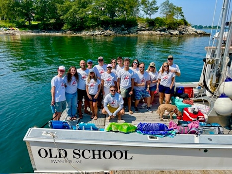 Old School Lobster Boat Crew T-Shirt Photo