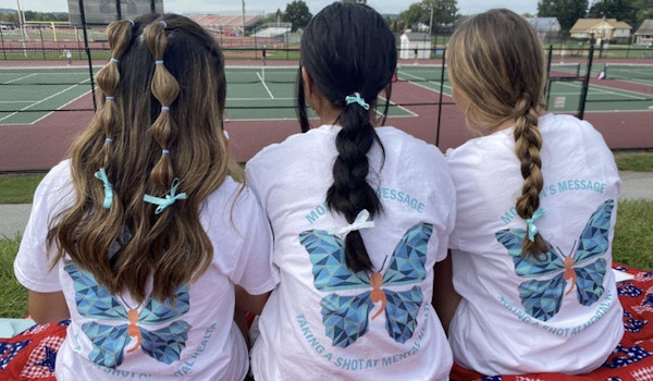 Picture of Whs Girls Tennis Morgan’s Message Dedication Match Custom T-Shirt Design Whs Girls Tennis Morgan’s Message Dedication Match T-Shirt Photo