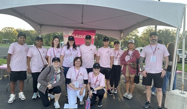 Juno Cares Volunteering In The Making Strides Event T-Shirt Photo