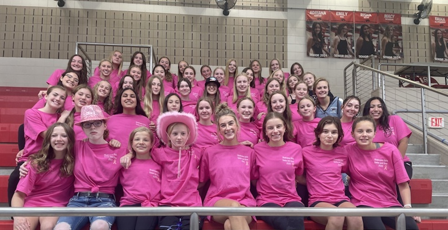 Coaches Vs Cancer Swim And Dive Meet T-Shirt Photo