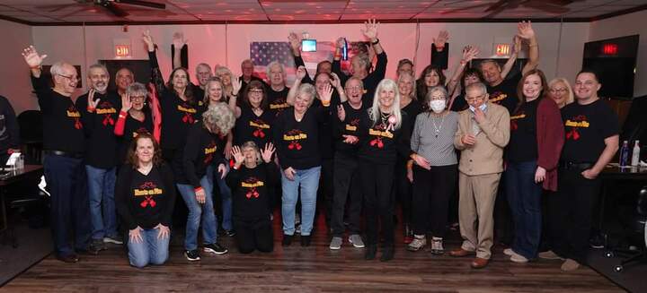 Hearts On Fire Fan Club Members. T-Shirt Photo