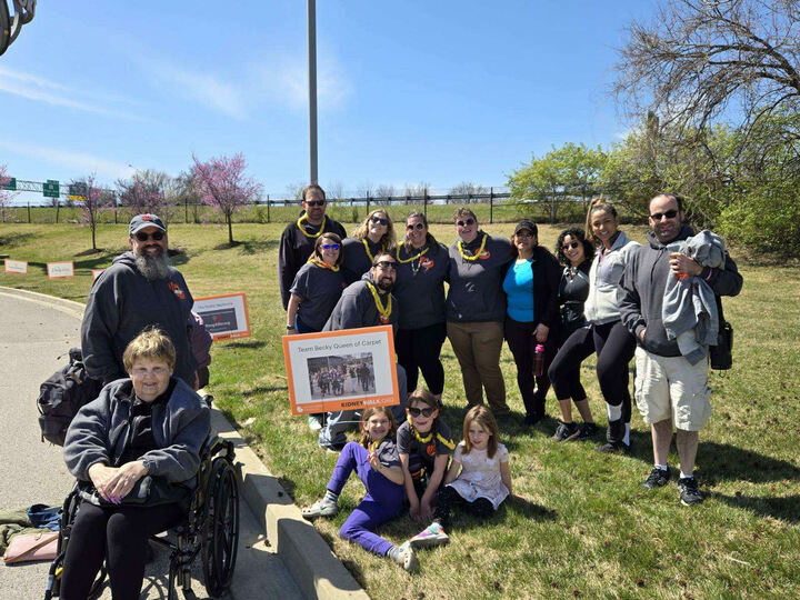 Team Becky “Queen Of Carpet” St. Louis Kidney Walk 2024 T-Shirt Photo