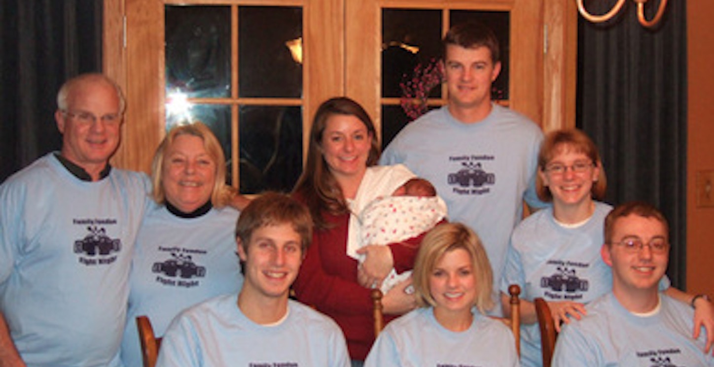 Family Fondue And Fight Night T-Shirt Photo