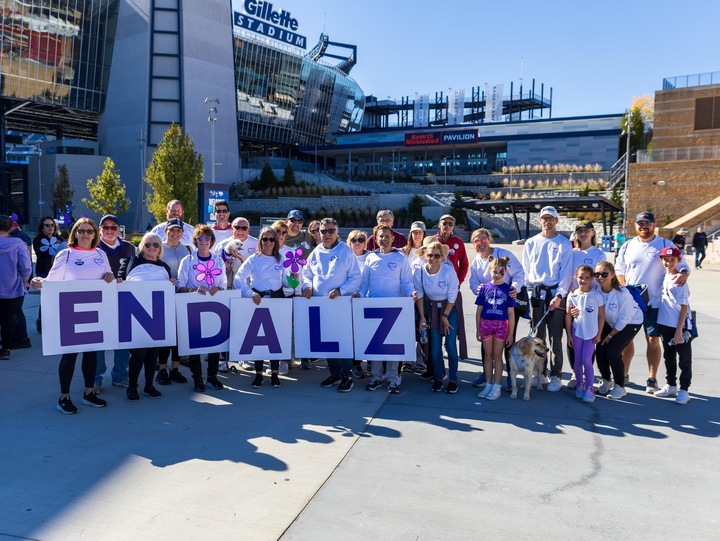 Team, Donna Resten At The Walk To End Alzheimer's 10 20 2024  T-Shirt Photo
