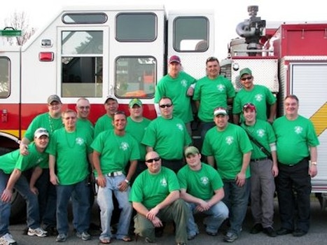 Cp Fire St. Patrick's Day Night Parade 2010 T-Shirt Photo