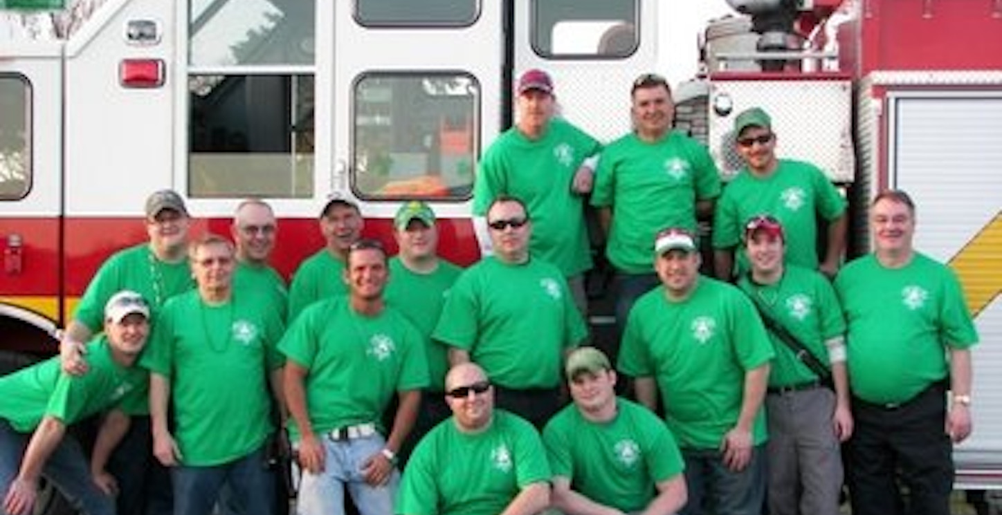 Cp Fire St. Patrick's Day Night Parade 2010 T-Shirt Photo