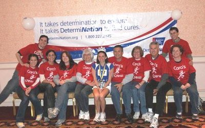 Cara Runs Boston For The American Cancer Society T-Shirt Photo