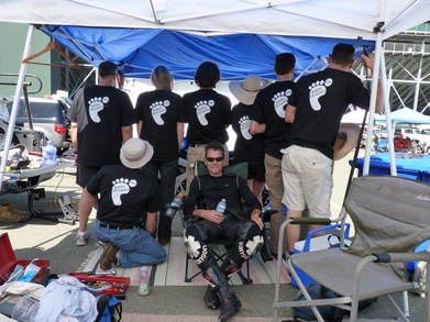 Left Foot Racing T-Shirt Photo