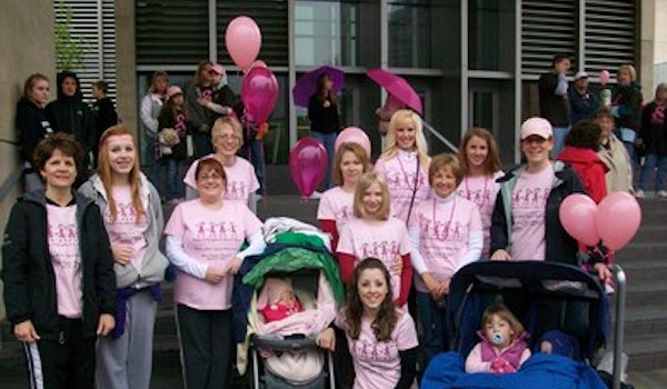 Picture of Vglb Breast Cancer Walk Custom T-Shirt Design Vglb Breast Cancer Walk T-Shirt Photo