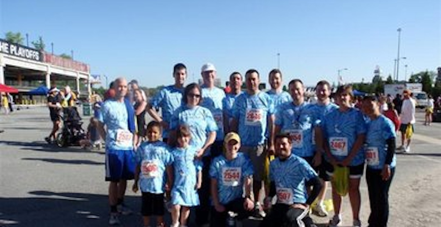 Center Stage At The Radiant Sprint For Cancer T-Shirt Photo