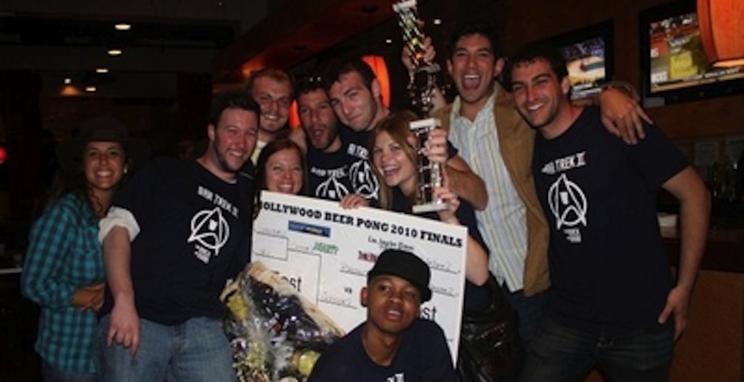 Picture of Hollywood Assistant Beer Pong Winners 2010 Custom T-Shirt Design Hollywood Assistant Beer Pong Winners 2010 T-Shirt Photo