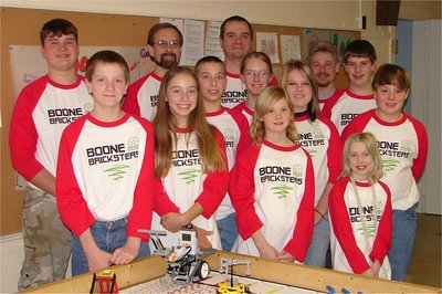 Boone Bricksters Lego League Team T-Shirt Photo