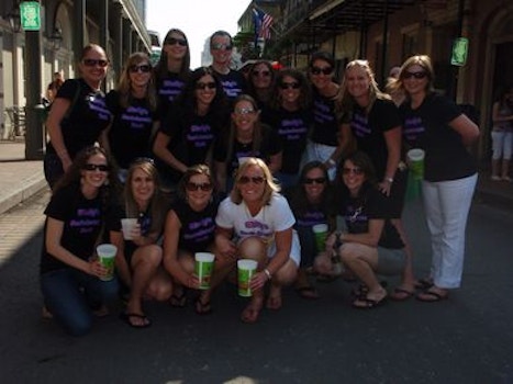 Shelly's Bachelorette Party In New Orleans T-Shirt Photo