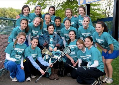 Cranford Varisty Lacrosse Ovarian Cancer Fundraiser T-Shirt Photo