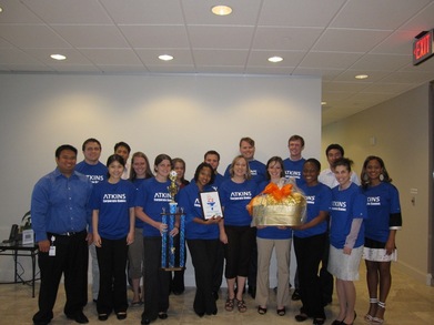 Atkins Corporate Game Winners T-Shirt Photo