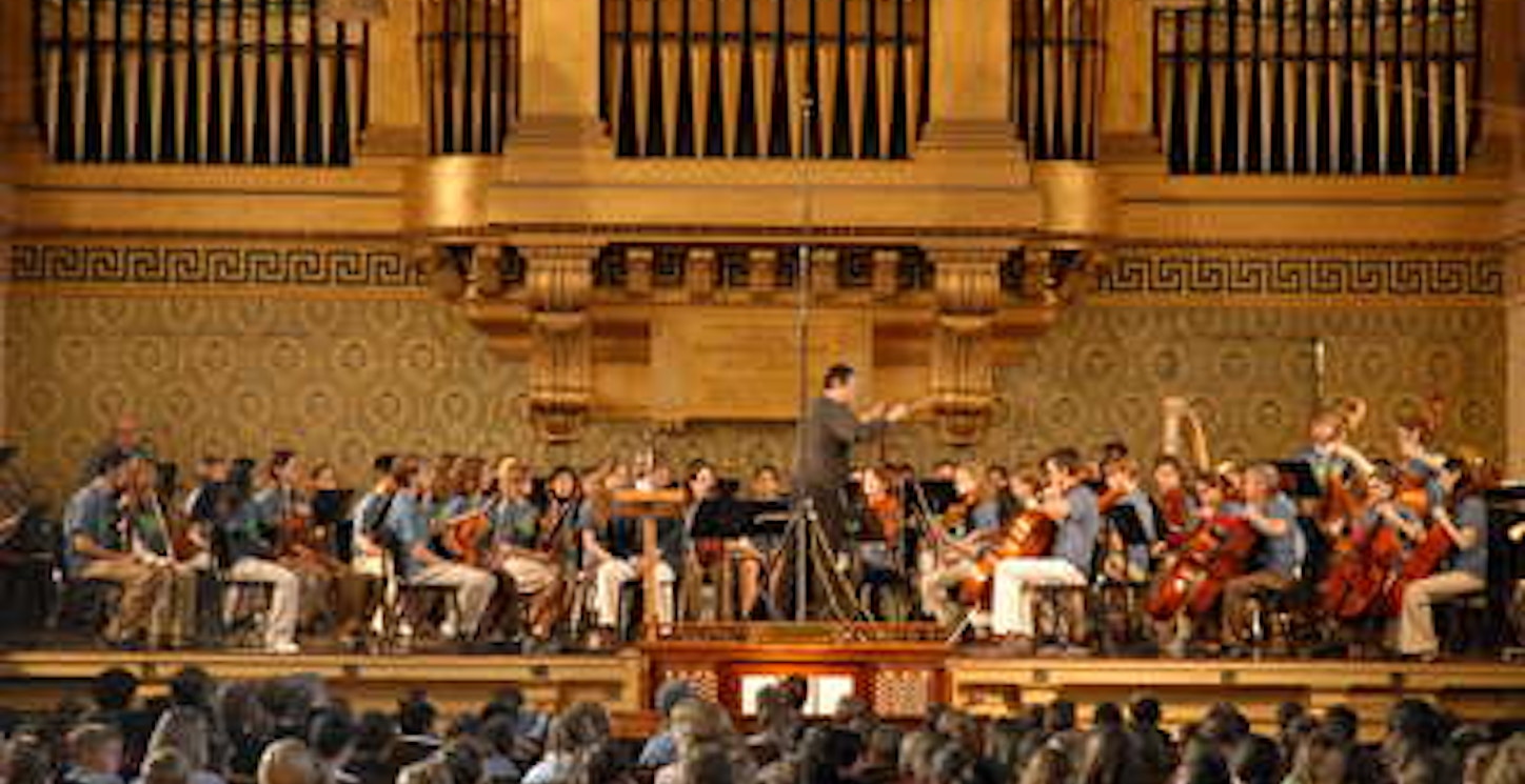 Picture of Saybrook College Orchestra Educational Concert Custom T-Shirt Design Saybrook College Orchestra Educational Concert T-Shirt Photo