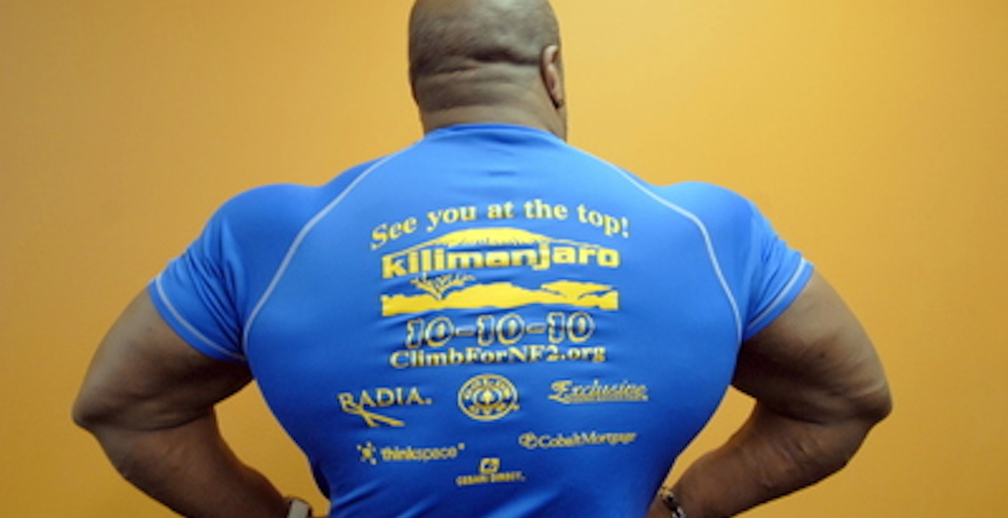 Help Stop Nf2 Kilimanjaro Charity Climb 10 10 10 T-Shirt Photo