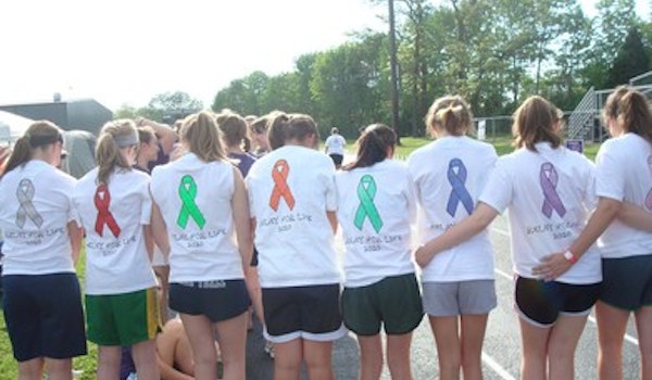 Ua Crayons For Cancer Having A Blast At Relay For Life! T-Shirt Photo