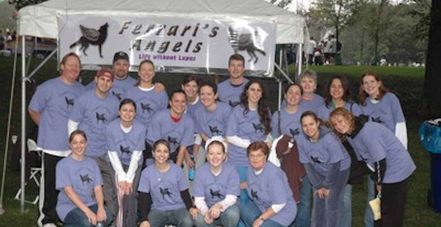 Ferrari's Angels At The Life Without Lupus Walk 2006 T-Shirt Photo