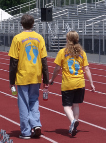 Walking At Relay For Life T-Shirt Photo