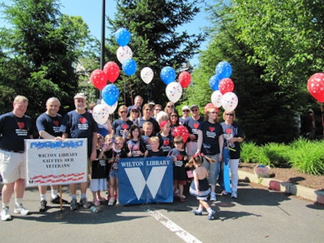 Wilton Library Memorial Day Marchers T-Shirt Photo