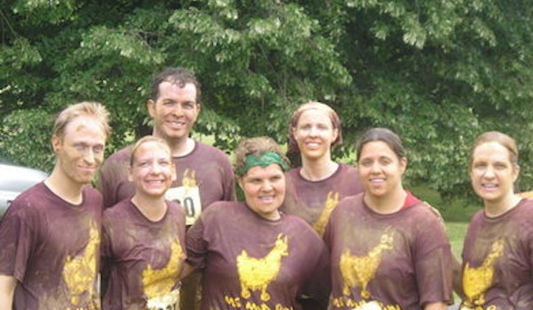 Team Mama Llamas At The Ms Mud Run T-Shirt Photo