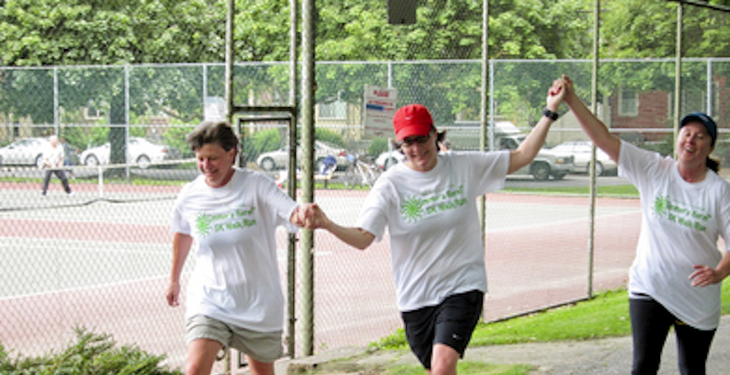 Picture of At The Finish Line Of The Summer's Here 5 K Run Custom T-Shirt Design At The Finish Line Of The Summer's Here 5 K Run T-Shirt Photo
