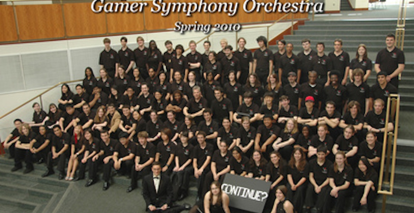 Gamer Symphony Orchestra Spring 2010 Group Portrait T-Shirt Photo