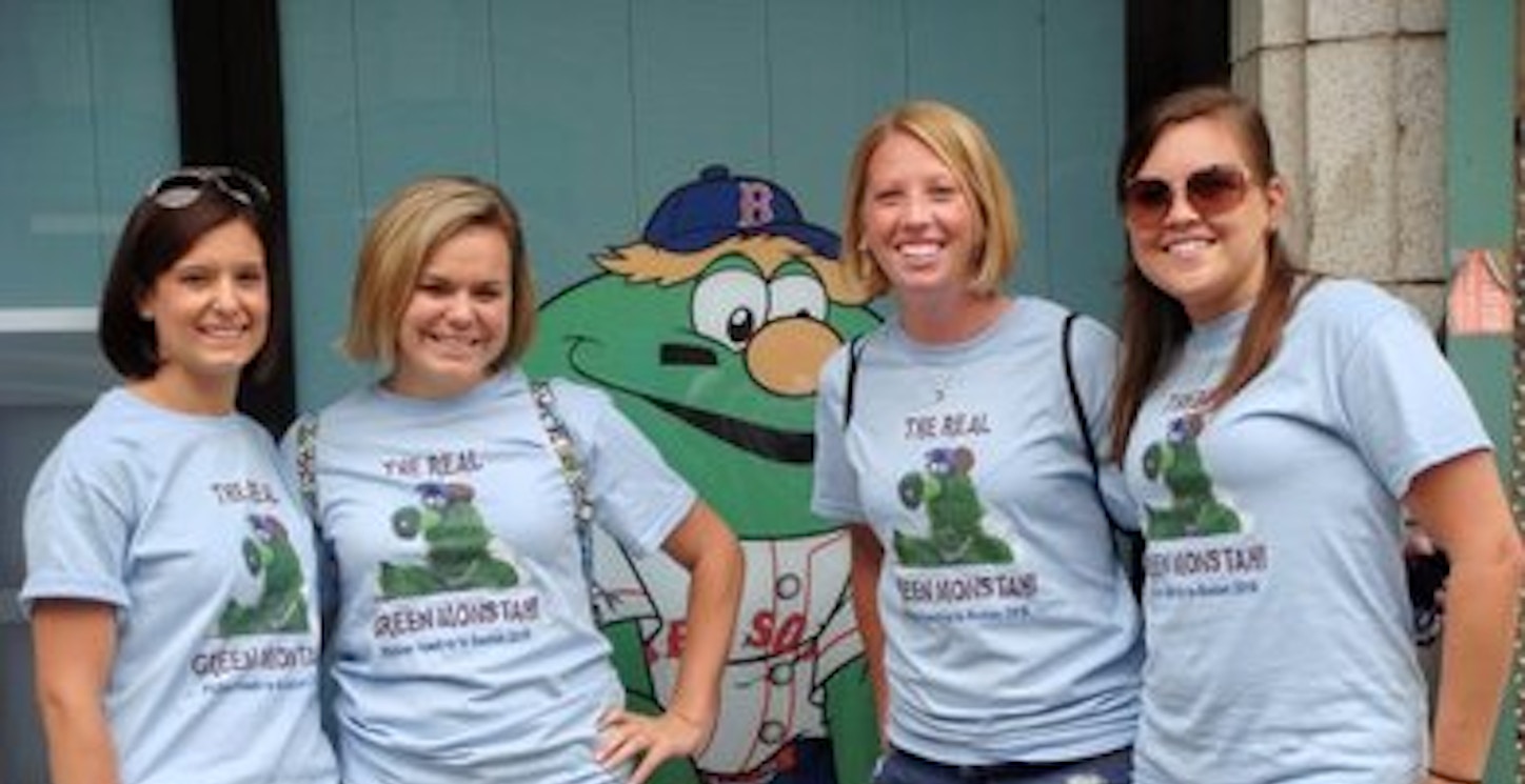 The Real Green Monstah!   Phillies Roadtrip To Boston! T-Shirt Photo