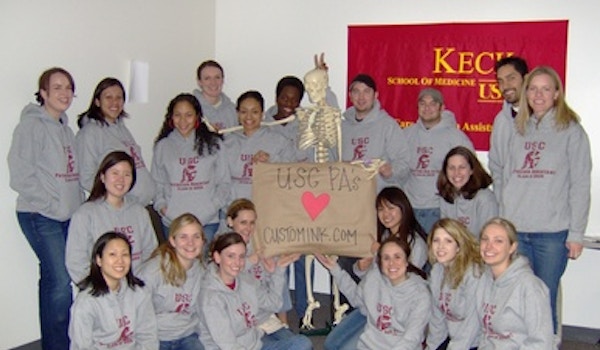 Usc Physician Assistant Students Love Custom Ink.Com T-Shirt Photo