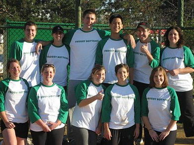 Froggy Bottoms Softball Team T-Shirt Photo