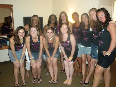 Melissa's Bachelorette Party T-Shirt Photo