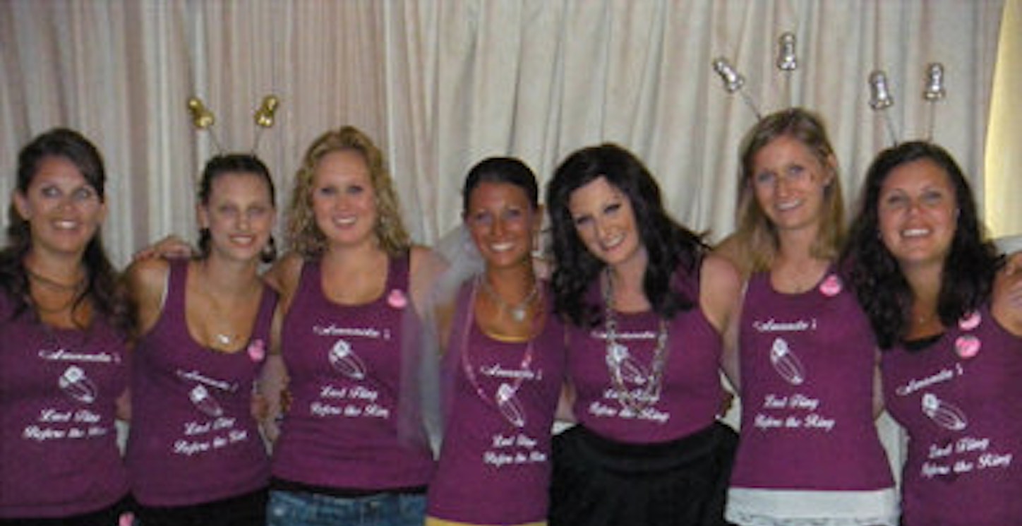 Bridesmaid With The Bride T-Shirt Photo