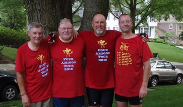 We Survived ! 337 Miles On Our Bicycles And Still Smilin' T-Shirt Photo