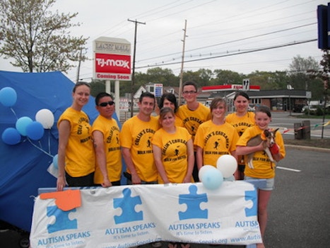 Collin's Crusaders Walk For Autism Speaks T-Shirt Photo
