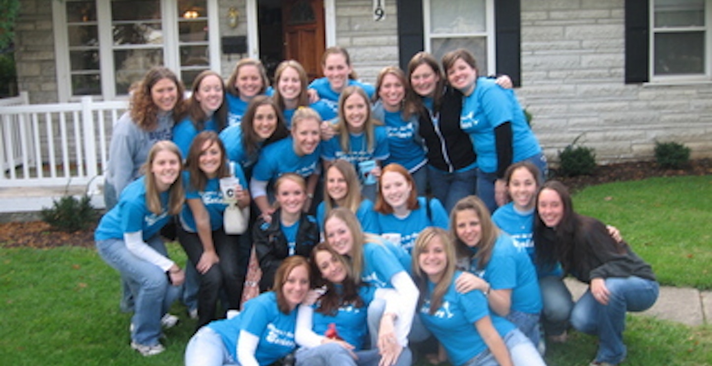 Picture of Alpha Chi Omega Senior Ladies! Custom T-Shirt Design Alpha Chi Omega Senior Ladies! T-Shirt Photo