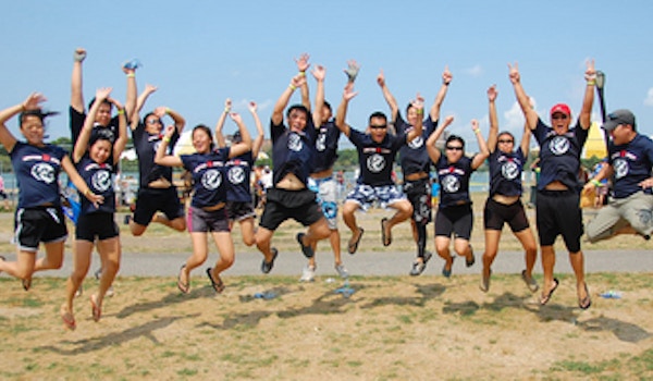 United East Dragon Boat Jumps For Joy! T-Shirt Photo