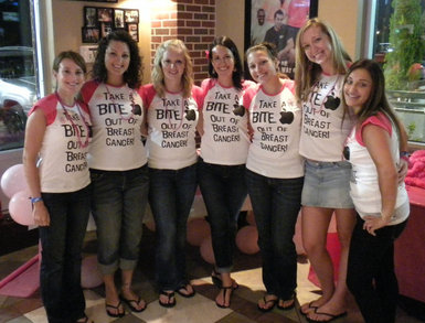 Team Tit Tastic Avon Walk T-Shirt Photo