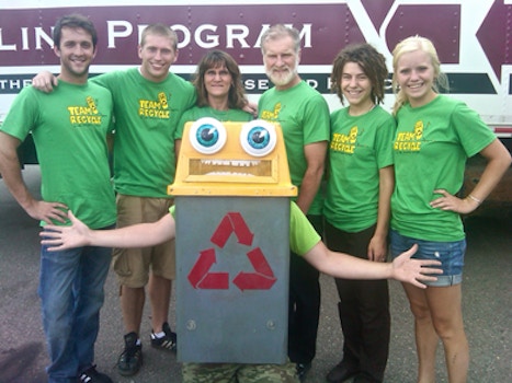 Team Recycle And Suzanne Can At The University Of Minnesota T-Shirt Photo